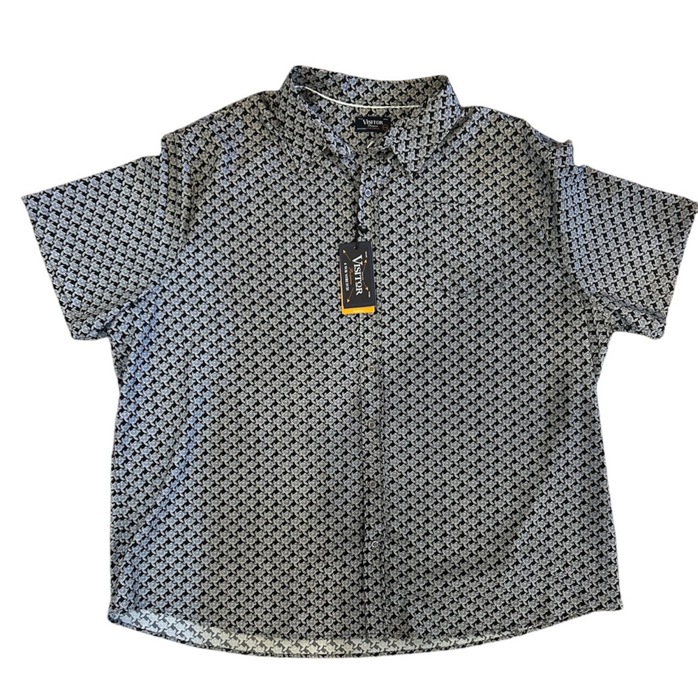 VISITOR “sea turtles “ short sleeve golf/resort button shirt.  Size 3XL